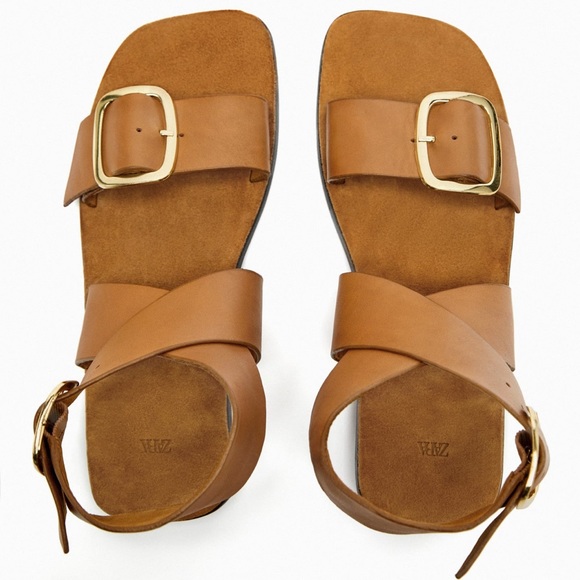 Zara leather sandals - Picture 3 of 6